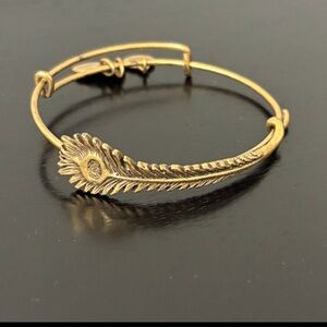 Alex and Ani Bracelet Peacock Feather